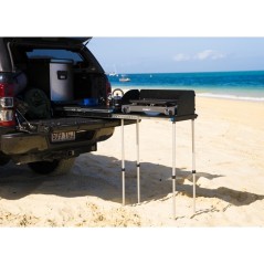 Mobile Cucina campeggio scivolo Offroad di alluminio - BBQCAJ - Led4x4