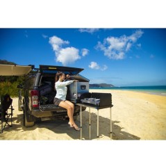 Mobila Bucătărie camping glisant Offroad din aluminiu - BBQCAJ - Led4x4