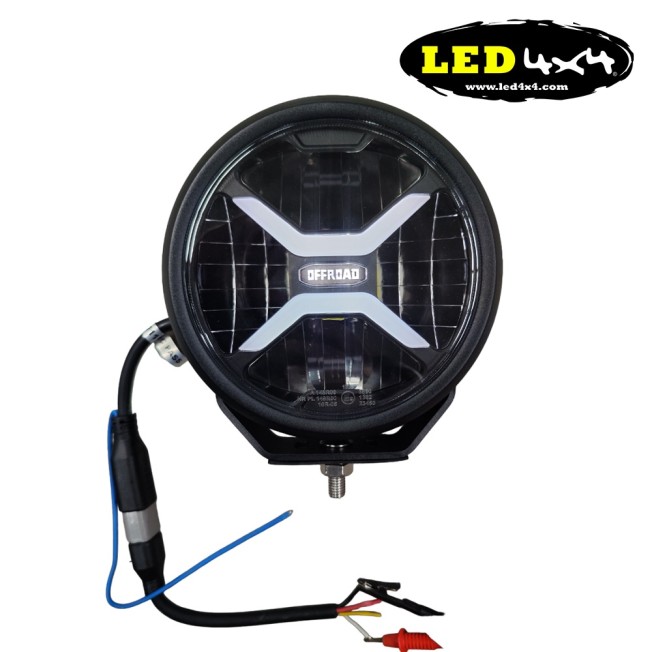 Faruri LED dinamice de 7” cu rază lungă de acțiune de 80 W omologate HR 17.5 - F80HR - Led4x4