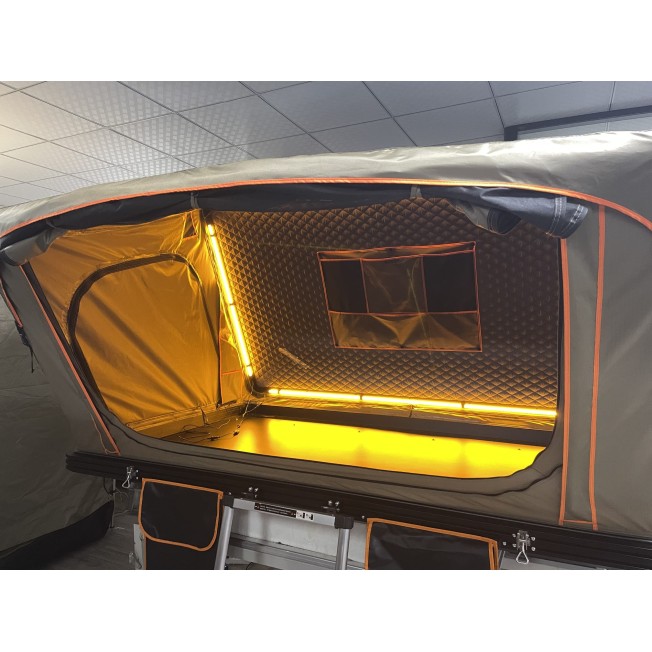 Tiras de led triple color para tienda de techo OFFROAD 130cm aluminio