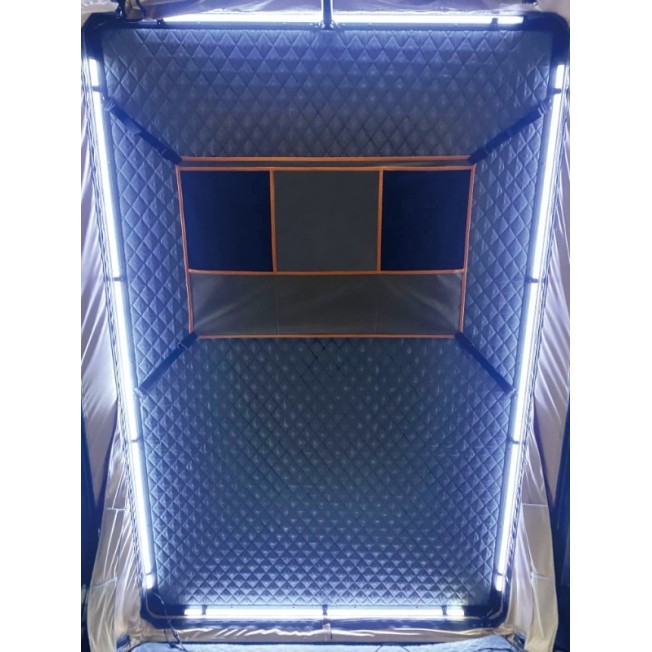 Tiras de led triple color para tienda de techo OFFROAD 130cm aluminio - LED-TENT130 - Led4x4
