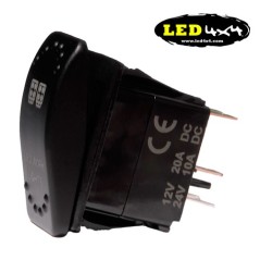 220V AC ON/OFF START STOP Momentanea Spingere Bottono Interruttore 22mm - Foto 5