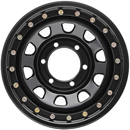 Llanta Beadlock real OFF-ROAD Daytona negra 8x16 6x139,7 ET-25