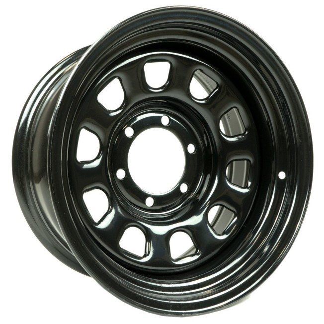 Llanta metal OFF-ROAD Daytona negra 8x16 6x139,7 ET-25 - 81625 - Led4x4