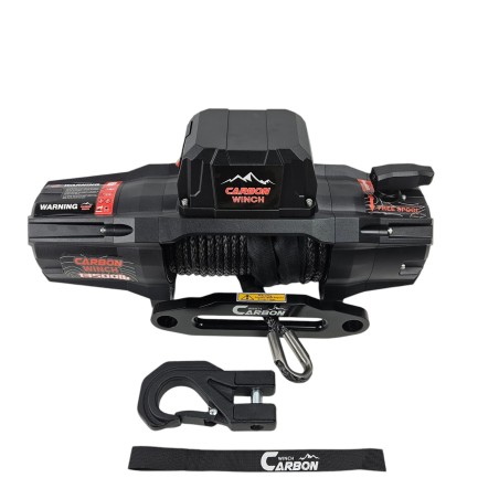 Cabrestante CARBON WINCH ZTI 13.500 LBS 12V - CARB-13500S-ZTI - Led4x4