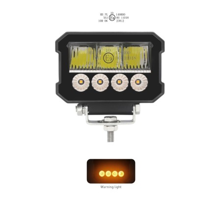 Lumière LED 30W long homologue HR 10 + lumière d'urgence R65 - FAR65 - Led4x4
