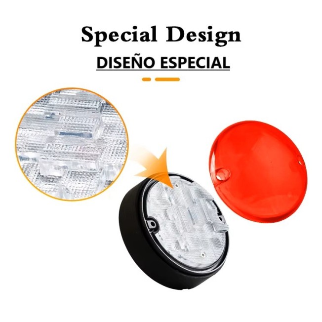 2 FARI LED 7'' Pollici Per RANGE ROVER CLASSIC 6500K Bianco Ghiaccio | Anabbaglianti - Foto 2