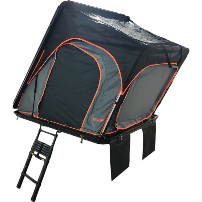 Tienda techo tipo cuña OFFROAD aluminio modelo Nomad Pro T-600 V2 - TENT-A PLAST - Led4x4
