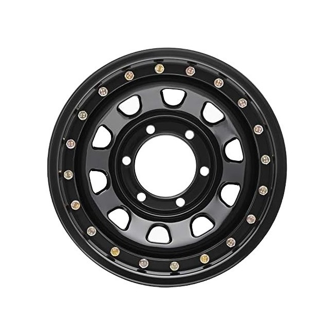 Llanta Beadlock real OFF-ROAD Daytona negra 8x16 6x139,7 ET-35