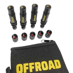 Kit 4 desinfladores de rueda ajustables con parada automática OFFROAD - DESINF-OFFROAD - Led4x4