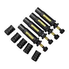 Kit 4 deflatori ruota regolabili con arresto automatico Offroad - DESINF-OFFROAD - Led4x4