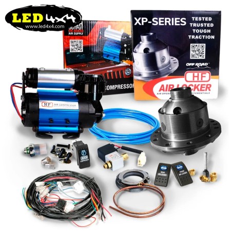 PACK RD90 Differential locker HF Locker + Compressor 12V Toyota Front - HF-RD90+COMP-HF-12V - Led4x4