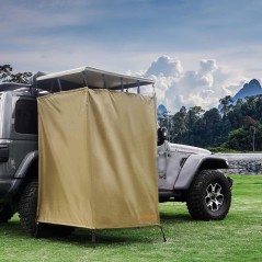 Toldo Camper OFFROAD (Avance ducha / cambiador 1x1m) Verde - DU-1010-GREEN-LED - Led4x4