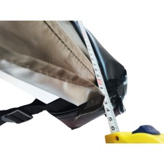 Toldo Camper OFFROAD (Avance ducha / cambiador 1x1m) Verde - DU-1010-GREEN-LED - Led4x4