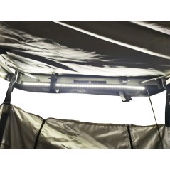 Toldo Camper OFFROAD (Avance ducha / cambiador 1x1m) Verde - DU-1010-GREEN-LED - Led4x4