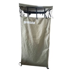 Toldo Camper OFFROAD (Avance ducha / cambiador 1x1m) Verde - DU-1010-GREEN-LED - Led4x4