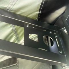 Auvent côte avec 270º de la lumière verte de la lumière verte (2,0 m) - 2M-TOL-270-GREEN-LED - Led4x4