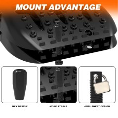 Supports for detachable plates - RB-MOUNT - Led4x4