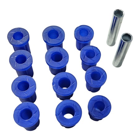 Kit Casquillos Poliuretano Mitsubishi Montero ML L200 suspensión trasera - 715TUK - Led4x4