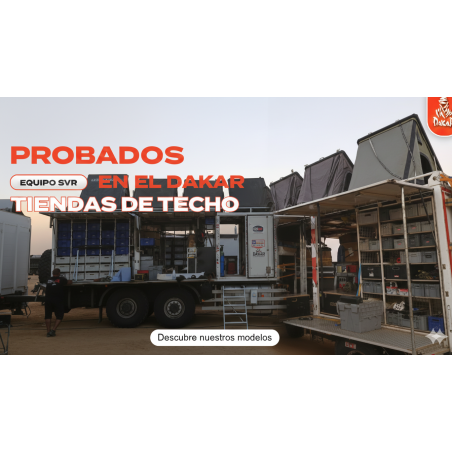 Tienda de techo OFFROAD aluminio modelo ARMY de 135cm