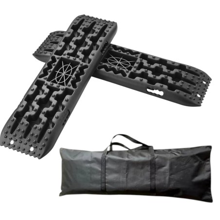 Planchas de Desatascado + Bolsa de Transporte + Base para Gato Gato Farm-Jack (Negras)