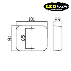 LED fog light - LD-L009 - Led4x4