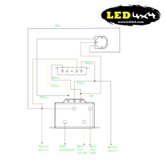 Télécommande sans fil universelle 12 V Premium - LD-CONT2 - Led4x4