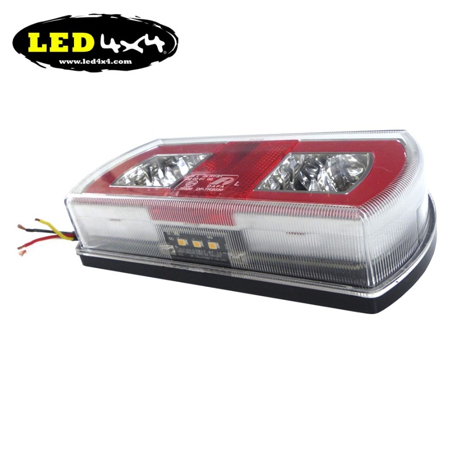 Coppia 24V LED Posteriore Luci Lampada 5 Funzione Rimorchio - Foto 8