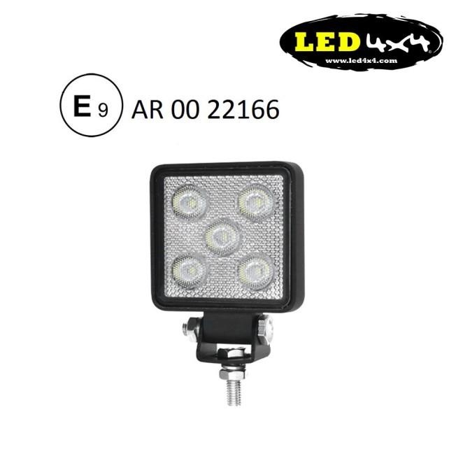 Far cu LED-uri cu LED-uri Osram de 15W Omologate ECE R23 invers - 3230F/ F015R23 - Led4x4
