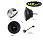 Faro led negro 7” Homologado ECE R10 R112 R7 Faro led negro 7” Homologado ECE R10 R112 R7