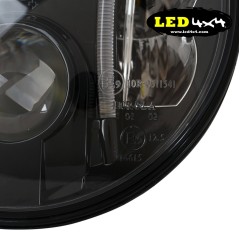 Faro led negro 7” Homologado ECE R10 R112 R7 - 0112-BLACK - Led4x4