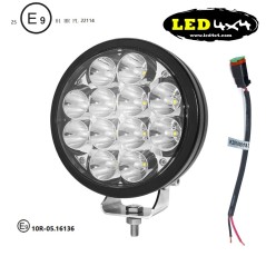Faro led 72W largo alcance 7” homologado HR 25 - F72HR - Led4x4