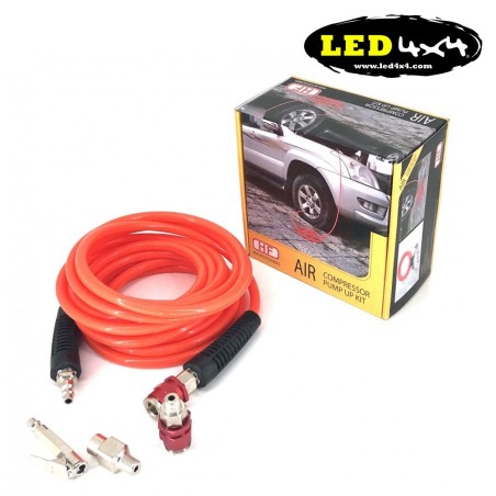 Kit de inflação de ar 6 m HF - KIT-INFLA-HF - Led4x4